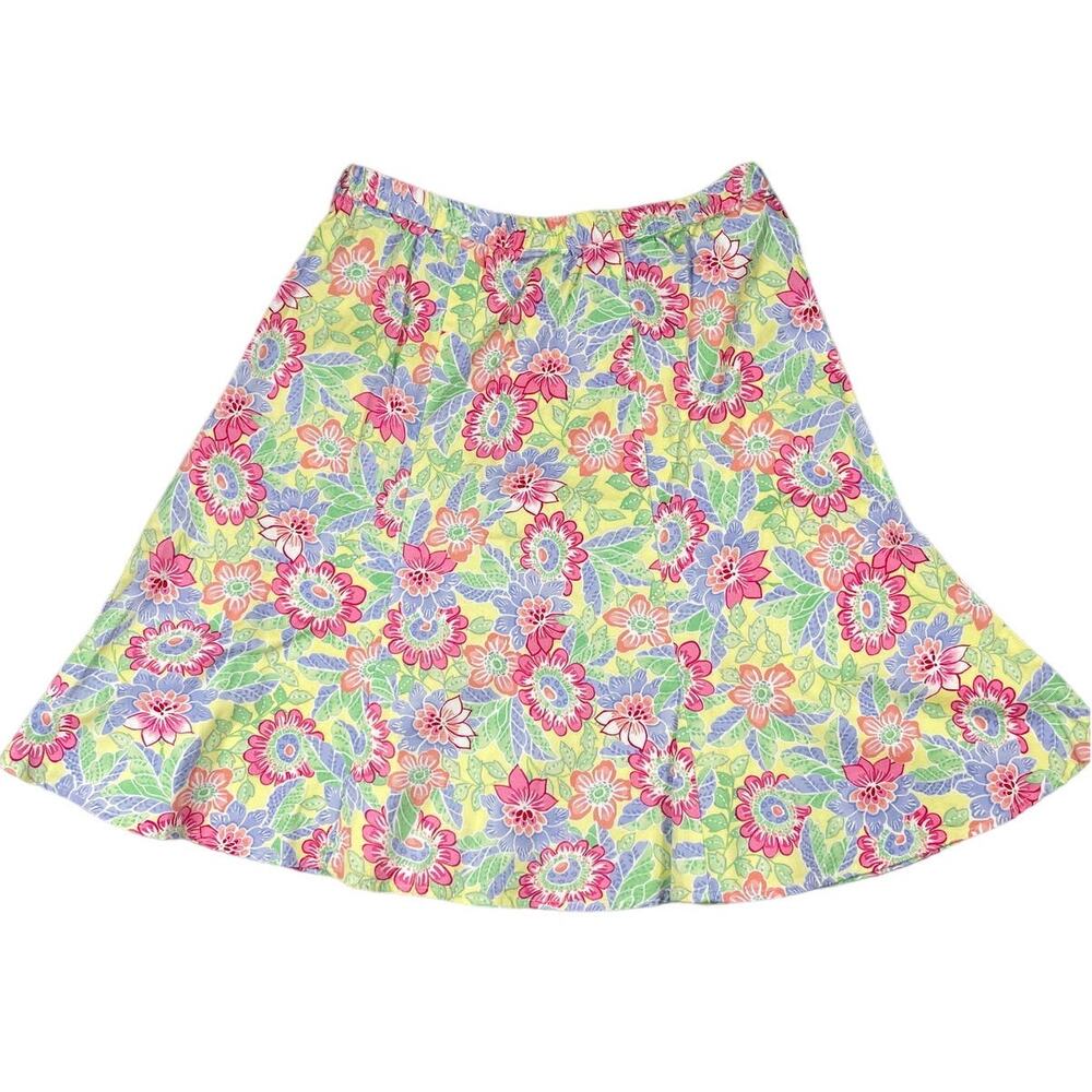 Coldwater Creek Womens Size M Spring Floral Skirt NWOT